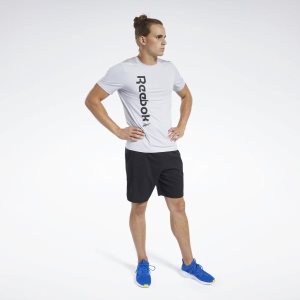 Reebok Workout Ready ACTIVCHILL T Shirt Herren - Grau - DE 675-NSY